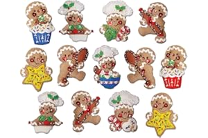 DESIGNWORKS INK Design Works Felt Ornament Kit, Gingerbread Chefs, 1