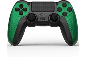 Ceozon Wireless Controller Compatible with Ps4 PC Game Joystick with Double Shock 6-Axis Gyroscope Touch Pad Function Green