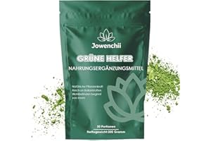JOWENCHII Grüner Helfer, 200g Grüner Helfer Entgiftungspulver (Grüne Äpfel)