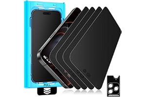 Mothca Matt Privacy Skärmskydd för iPhone iPhone 18 Pro, 4+1-Pack