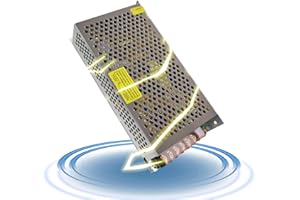 BAIYOULI 5v Power Supply DC 5V 20A 100W Universal Regulated AC 110/220V Adapter Transformer 5 Volt Switching Converter for LED Strip Light,Radio, Computer Project,Video Surveillance,Probe Signal Lamp