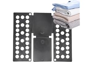 AMESOR Piega Magliette, Piega Camicie E Magliette, T-Shirt Pieghevole Per Vestiti, Piega Abiti Organizer Facile E Veloce Per Bambini E Adulti Piegare I Vestiti, Piega Indumenti Adulti E Bambini