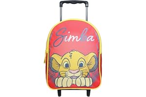 Mochila rodante BAGTROTTER 31 cm Disney El Rey León Simba Rojo