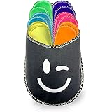 diMio Pantoffels set 13-delig Gr. 34-45 in bonte kleuren met opbergtas