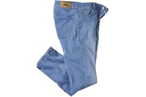 ATLAS FOR MEN - Jean Homme Regular - Jeans Homme Stretch - Coupe Droite - Pantalon Homme - Disponible en Grandes Tailles
