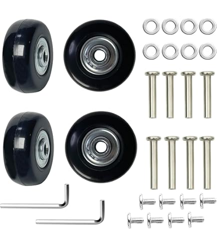 Roues Pivotantes De Rechange Pour Valises De Voyage En Plastique