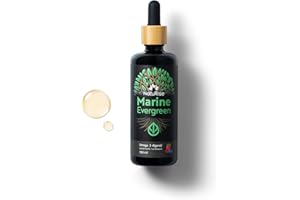 ‎NATURISE NatuRise® Omega 3 Vegan - Algenöl - 1884mg DHA, EPA & DPA - Hochdosiert - 100 ml - Laborgeprüft – Triglycerid-Form - Pipette mit Dosierskala - UV-Glas (Waldfrucht + Erdbeere)