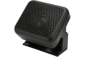 ASHATA Altavoz Externo de Radio CB, Altavoz Externo de Comunicaciones CB, Mini Altavoz Externo para Automóvil, Altavoz de Radio CB para FT 1802M FT 1807M FT 8900R para Serie Kenwood para Serie ICOM
