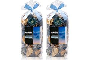Griwuut Potpourri Bags - Ocean Floral Scented Dried Flowers, Home Fragrance & Decorative Bowl Vase Filler, Table/Home Decor - 2 Bags (8.1oz)
