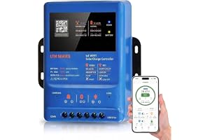 MPPT Solladdningsregulator 40 A 12 V 24 V 36 V 48 V 120 V PV med WiFi Bluetooth-app och 0 V LiFePO4-aktivering – Solar Charge