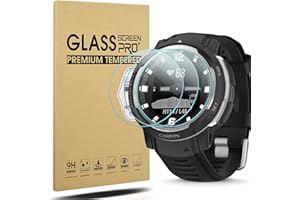Diruite 4 Pezzi Vetro Temperato per Garmin Instinct Crossover Pellicola Protettiva,Ultra Thin HD Vetro Pellicola Protettiva Schermo per Garmin Instinct Crossover Orologio Intelligente[Anti-Scratch]