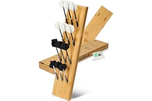 ‎ELASTO PROMOTION FOR LIFE Dartpfeilhalterung 'DartDock' - Darthalter aus massivem Holz für bis zu 12 Dartpfeile - praktisches Dart Zubehör für Softdarts und Steeldarts - Wandhalterung inklusive Montagematerial