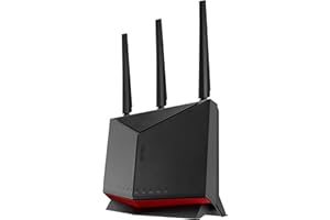 ASUS BE86U dwuzakresowy router WiFi 7, 4096-QAM, Multi-link, AI WAN, obsługa AiMesh, bezpieczeństwo sieci, VPN, Guest Network Pro, czarny