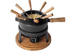 Boska Service à Fondue Électrique Pro - Prime Fondue - Appareil a fondue électrique - Pour fondue savoyarde, fromage fondue, appareil a fondue, fondue chinoise, fondue bourguignonne - 2,2L