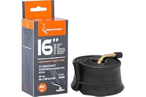 PROMETHEUS BICYCLES MOUNTAINBOCK Schlauch 10 12 14 16 Zoll AV abgewinkelt für Kinderfahrrad Kinderwagen Roller Laufrad und mehr