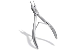 ‎DZ BEAUTY INSTRUMENTS DZ Eckenzange Extrem Spitz-Podologie-Werkzeug für Arbeiten bis in den Nagelfalz-aus rostfreien Edelstahl (10cm)