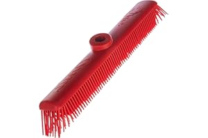 SUPERFIVE, Scopa Mia, Scopa in Silicone, Interni ed Esterni, Setole Inclinate, Tira Acqua, Lavabile, 100% Silicone, Colore Casuale tra Blu, Rosso, Verde