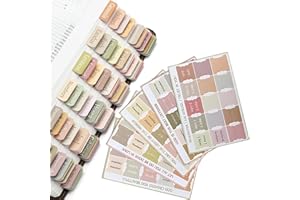 KAZGVN Bible Tabs for Women, 75 Bible Stickers, Bible Journaling Supplies, Bible Tabs Index Stickers Bible Divider Tabs Best Gift for Easter, Carnival, Mothers Day