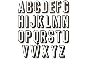 Sizzix Thinlits Die Set 26PK 664729 Alphanumeric Shadow Upper by Tim Holtz