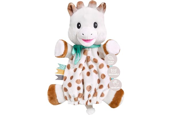 Sophie la Girafe - Doudou marionnette Ultra Douce, 10334, Multicolore