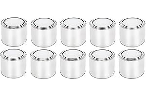 BenBow Tinplate can 16.91 fl oz (500 ml) with press-in lid - airtight, opaque, empty, round - storage/candle container