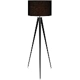Versanora VN-L00006-EU Romanza Lampada a Treppiedi 50 W, Black, 50 x 50 x 175.5 cm, ferro;plastic