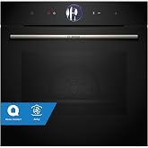 Bosch, Multifunction Oven, Steam Add, Series 8, AirFry, Black, HRG7361B1 | Healthy and tasty cooking with juicy dishes on the