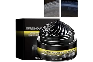 XUNZHI Tire Maintenance and Coating Paste,Tire Care Wax,Tire Cleaner Paste,T/ire Polish,Car T/ire Coating Wax,Ti/re W/ax,Tir/e Gel,Car Tir/e Refurbishment W/ax,Tir/e Rust Cleaning and Brightening Cream,50g