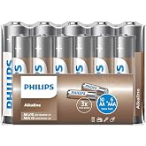 PHILIPS LR036A16F/10 Alkalin AA x10 + AAA x6 Folyo Paket (16&rsquo;lı Folyo Paket)