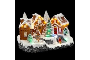 FEERIC LIGHTS & CHRISTMAS - Wioska bożonarodzeniowa Animate/Musical 25 diod LED + transfo