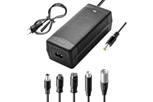 YASCO POWER Yasco Lithium Battery Charger Mehrere Stecker Für Elektrofahrrad Roller E-Bike Boot Motorrad Xiaomi Akku Ladegerät Li-ion akku Ladegerät Mehrere (42V 2A+6 teiliger Anschluss)