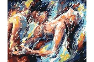 Maysurban Peinture par Numero Adulte DIY Peinture à l'huile Numéros Toile Paint by Numbers Peindre par Nombre Kits sans Cadre 40x50cm