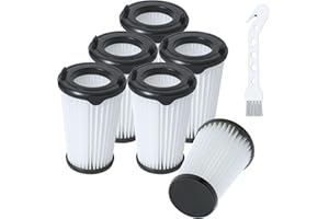 Inwee 6 filtros CX7 para Aspiradora AEG Ergorapido de batería, Accesorios AEF150, Repuesto para Filtros CX7 Flexibility Animal de Repuesto para Todos los Modelos CX7-2 y QX8 Animal X Power CX7-2-45an