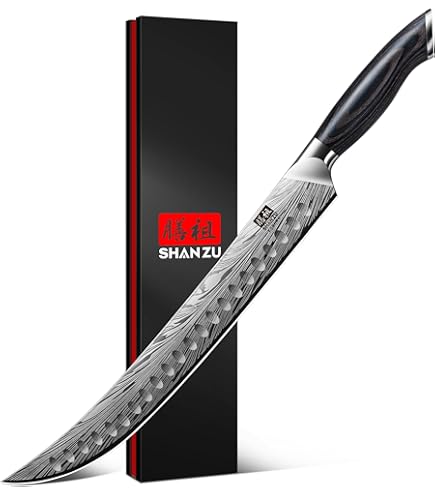 CUCHILLO DE REMATE REHALERO CON PUÑO DE CIERVO Y HOJA DE DOBLE Filo De 235 Cm Funda De Cuero 23
