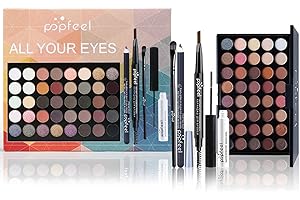 Joyeee All in One Makeup Kit For Teenager Girls, Full Starter Makeup Kit for Women Beginners Includes Eyeshadow Palette, Eye Brush, Mascara, Eyebrow Pencil, Eyeliner Pencil, SET001A