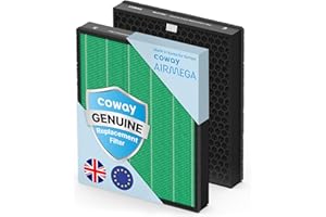 Coway Juego de filtros 2 en 1 MAX2 (2 filtros) para Airmega 300S