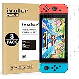 ivoler [Lot de 3] Verre Trempé pour Nintendo Switch [Garantie à Vie], Film Protection en Verre trempé écran Protecteur pour Nintendo Switch
