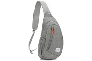 HALOVIE Sac Bandoulière Sacoche Homme Antivol Sac de Poitrine Petite Léger Bandouliere Sacs à Dos Porté Travers pour Voyage Randonnée Sport