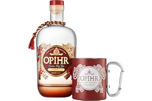 OPIHR GIN Opihr London Dry Gin EUROPEAN EDITION 43% Vol. 0,7l in Giftbox with Travel Mug