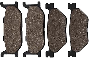 Cyleto Front and Rear Brake Pads for YAMAHA XVS1300 XVS 1300 Stryker 1300 2011 2012 2013 2014