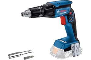 Bosch Professional system 18V: akumulatorowa wkrętarka do montażu suchej zabudowy GTB 185-LI (1 wkładka do wkrętaka, prędkość obrotowa bez obciążenia 0 – 4.500 min-1)