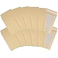 Postmaster A5 Hardback Envelopes Peel and Seal C5 Do Not Bend Board Backed 125 Pack,Brown