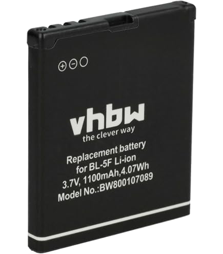 vhbw Li-ion Batteria 1300mah (3.7v) Per Cellulari E Smartphone Bea-fon T850