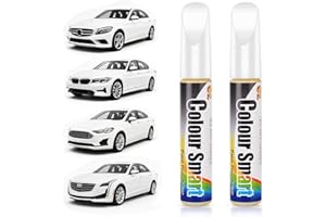 YUFFQOPC 2 Stück Lackstift Auto, Auto Lackstift, Auto Kratzer Reparatur Stift, Autokratzer Reparaturmittel für Kratzer und Farbschäden (Weiß)