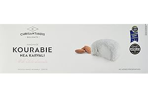 CHRISANTHIDIS DELIGHTS Chrisanthidis S.A. Kourabie Buttergebäck mit Mandeln 200g, 2er Pack (2 x 200 g)