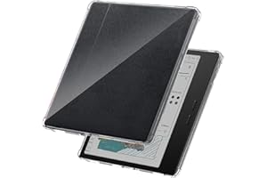 MEMELOKA Cover per BOOX Tablet Go Color 7 Gen II/Go Color 7 Gen 2 7 Pollici, Trasparente Morbido TPU Silicone Protettiva Custodia Antiurto Anti-Graffio Bumper con Angoli Rinforzati