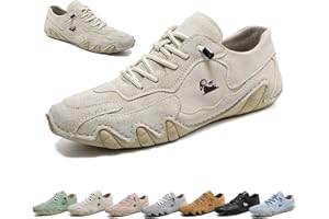 LOVEWLVNCL Handgemachte Niedrige Beck Schuhe, Unisex Outdoor Wasserdicht Rutschsichere Leichtgewichtige Atmungsaktive Casual Flache Unterseite Slip-On Komfortable Barfußwanderschuhe