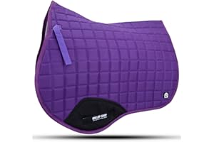 GALLOP SHOP Tapis de selle universel pour cheval (Violet)