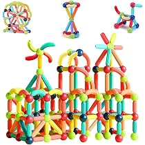 NexTrove Magnetic Sticks Building Blocks 360 Rotation - STEM ...