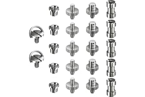 ‎VENTVINAL Ventvinal Kamera Stativgewinde Adapter 1/4" auf 3/8" Schraube für Stativ/Monopad/Kugelkopf/Licht Standplatz (22 Stück)